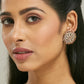 Nuyug 22k Gold Plated Round Stud Earrings | Swadesiicart