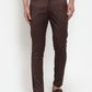 Jainish Men's Brown Solid Formal Trousers ( FGP 253Coffee ) | Swadesiicart
