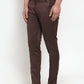 Jainish Men's Brown Solid Formal Trousers ( FGP 253Coffee ) | Swadesiicart