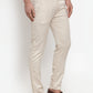 Jainish Men's Cream Solid Formal Trousers ( FGP 253Cream ) | Swadesiicart