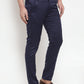 Jainish Men's Navy Solid Formal Trousers ( FGP 253Navy ) | Swadesiicart