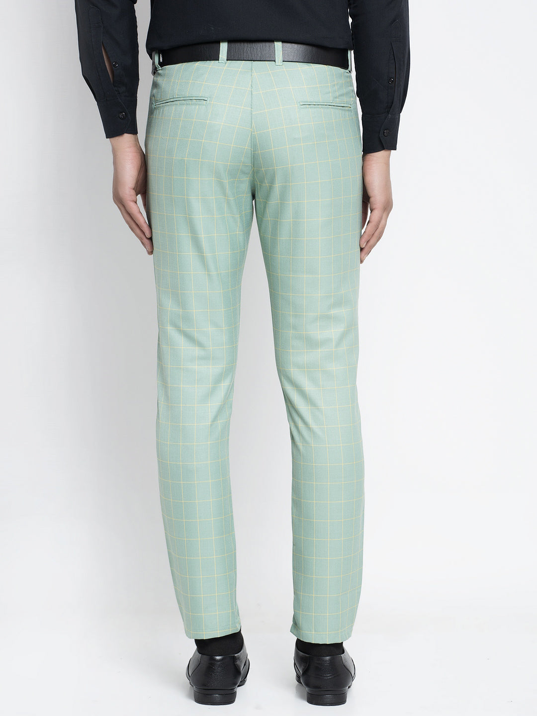 Jainish Men's Green Formal Trousers ( FGP 260Sea-Green ) | Swadesiicart