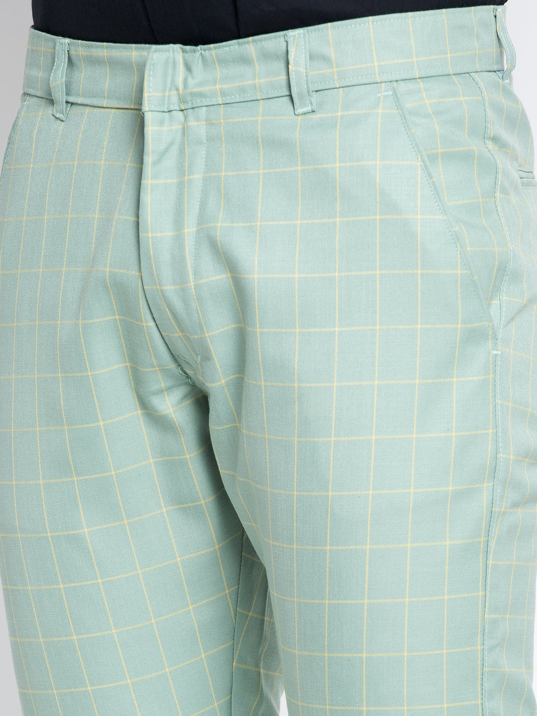 Jainish Men's Green Formal Trousers ( FGP 260Sea-Green ) | Swadesiicart