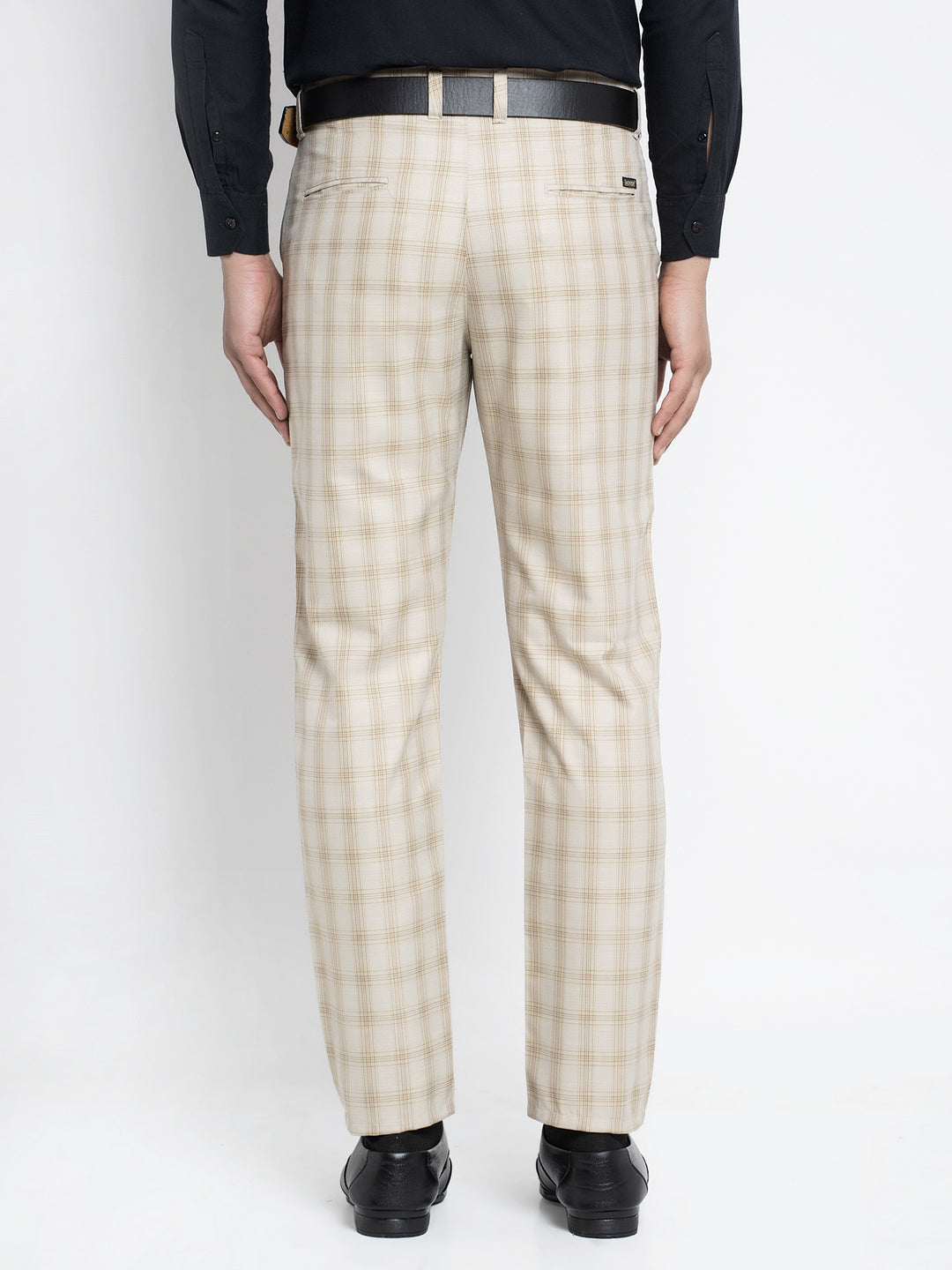 Jainish Men's Cream Formal Trousers ( FGP 261Cream ) | Swadesiicart