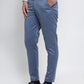 Jainish Men's Blue Cotton Solid Formal Trousers ( FGP 265Indigo ) | Swadesiicart