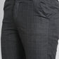 Jainish Men's Charcoal Checked Formal Trousers ( FGP 266Charcoal ) | Swadesiicart
