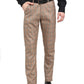 Jainish Men's Brown Cotton Checked Formal Trousers ( FGP 267Brown ) | Swadesiicart