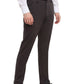 Jainish Men's Brown 4-Way Lycra Tapered Fit Trousers ( FGP 269Brown ) | Swadesiicart