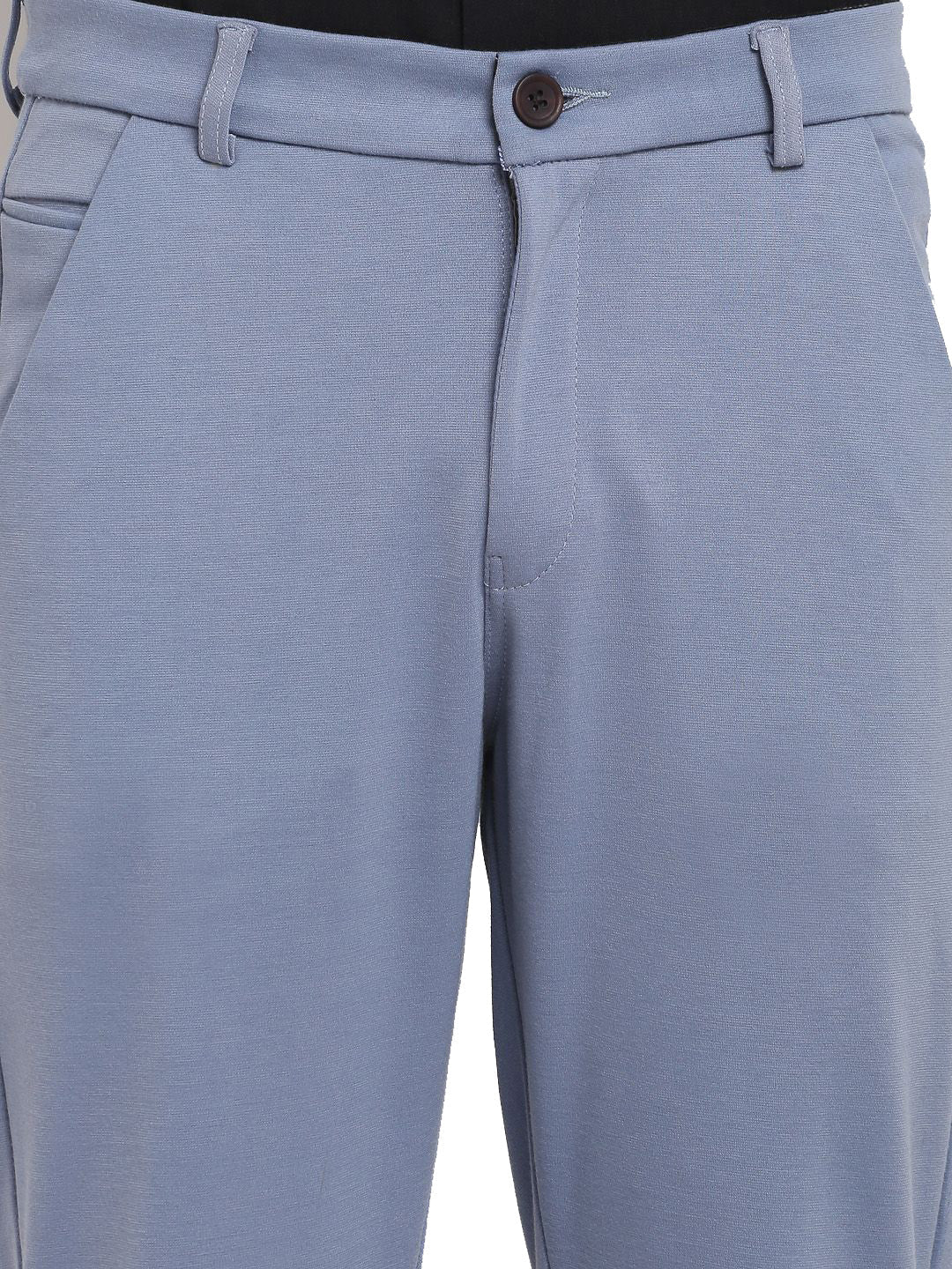 Jainish Men's Grey 4-Way Lycra Tapered Fit Trousers ( FGP 269Grey ) | Swadesiicart