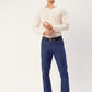 Jainish Men's Blue Checked Formal Trousers ( FGP 270 Blue ) | Swadesiicart