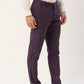 Jainish Men's Maroon Checked Formal Trousers ( FGP 270 Maroon ) | Swadesiicart