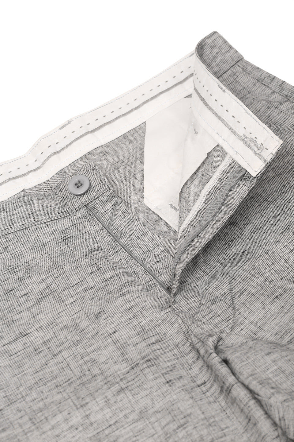 Jainish Men's Grey Linan Cotton Formal Trousers ( FGP 273 Grey ) | Swadesiicart