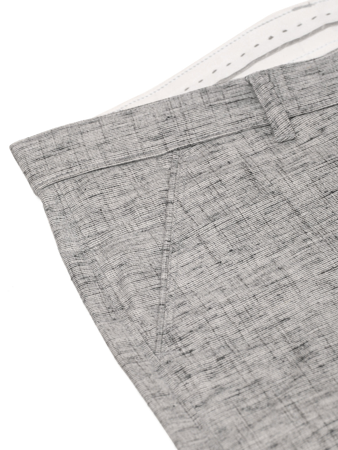 Jainish Men's Grey Linan Cotton Formal Trousers ( FGP 273 Grey ) | Swadesiicart