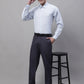 Jainish Men's Grey Tapered Fit Formal Trousers | Swadesiicart