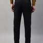 Jainish Men's Black Tapered Fit Formal Trousers | Swadesiicart