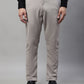 Jainish Men's Light Grey Tapered Fit Formal Trousers | Swadesiicart