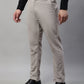 Jainish Men's Light Grey Tapered Fit Formal Trousers | Swadesiicart