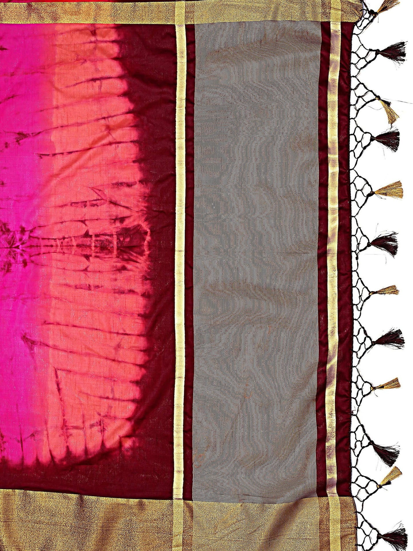 Mimosa Women's Banarasi Silk Multicolor Saree | Swadesiicart