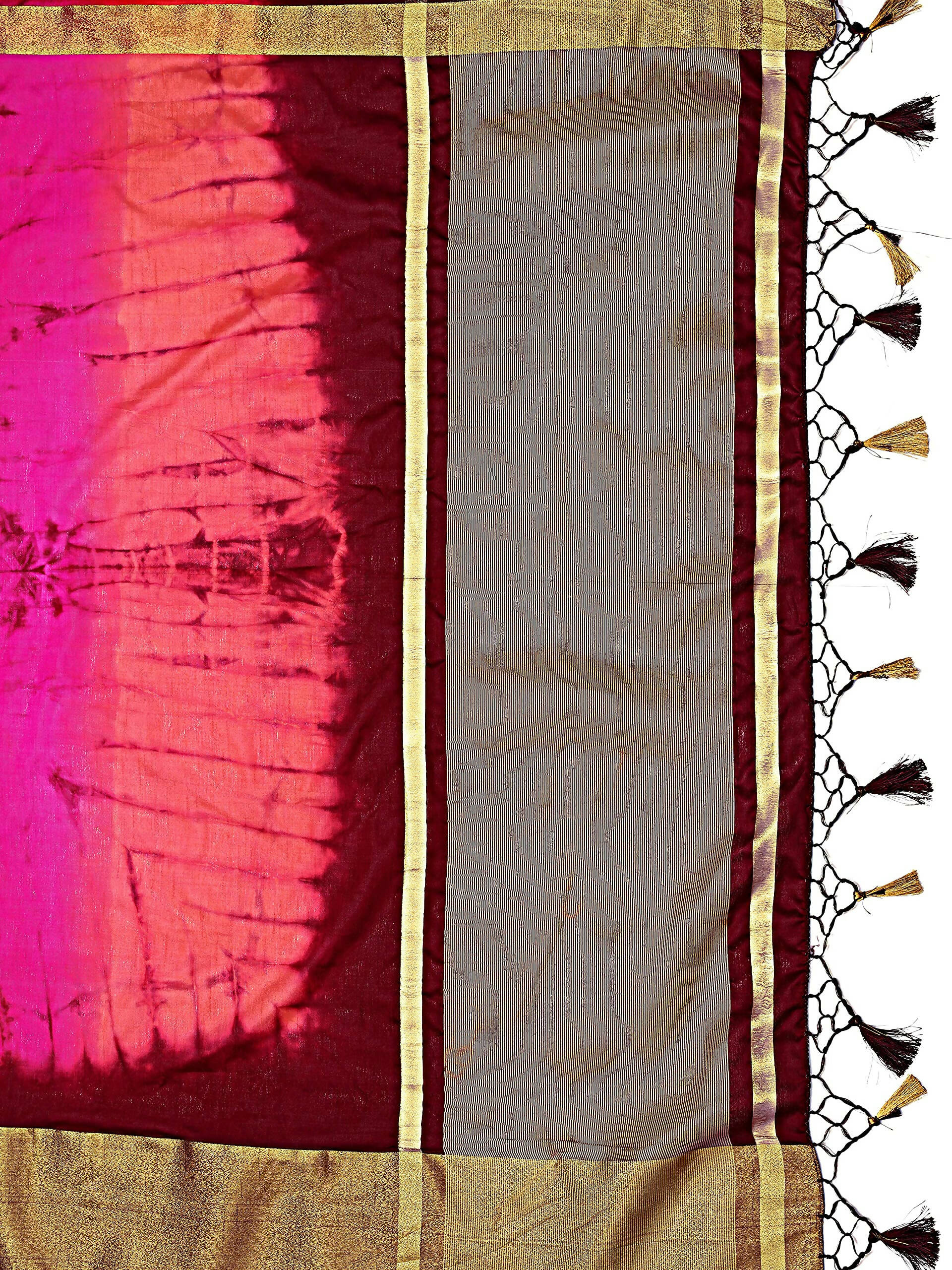 Mimosa Women's Banarasi Silk Multicolor Saree | Swadesiicart