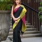 Beatitude Black Cotton Handloom Saree