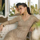 Anaita Beige Heavy Georgette Stitched Suit with Sequence & Diamond work