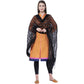 A R Silk Women's Mirror Work Orgenza Cotton Black Dupattas and Chunnis