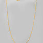VOJ Women Gold-Polished Self Designed Pipe Chain | Swadesiicart