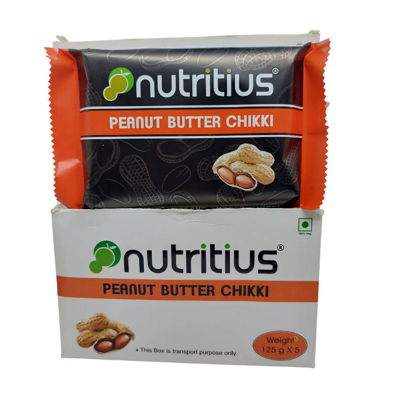 Nutritius Peanut Butter Chikki | Swadesiicart