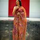 Vamsee Brijbala Mustard Organza Saree - Swadesiicart