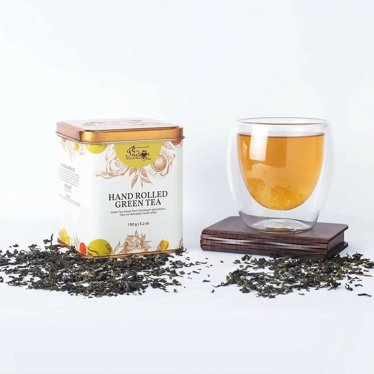 The Indian Chai - Hand Rolled Green Tea | Swadesiicart