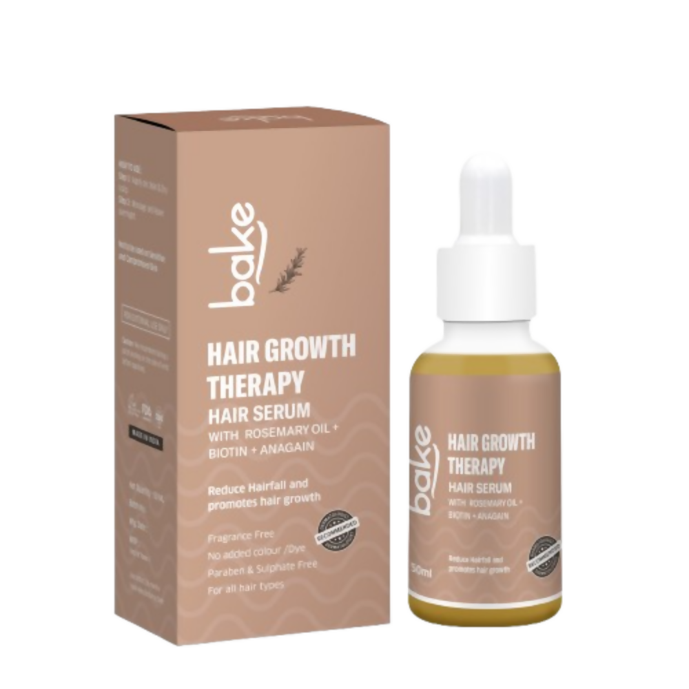 Bake Pure Rosemary Oil Hair Serum with Anagain & Biotin | Swadesiicart