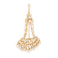 Nuyug 22K Gold-Plated Kundan & Pearl Studded Jhumar Paasa Head Jewellery | Swadesiicart