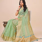 Shree Shyam Fashion Florance Green Organza Saree