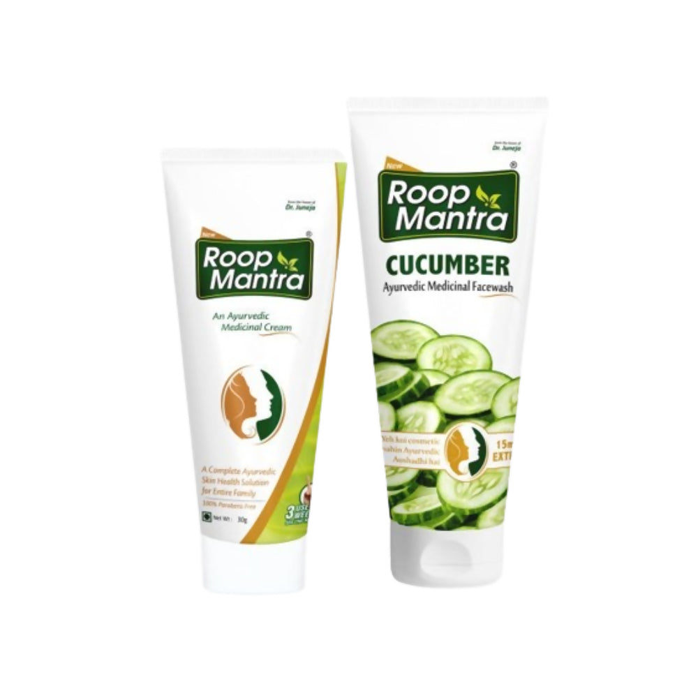 Roop Mantra Face Cream & Cucumber Face Wash Combo | Swadesiicart