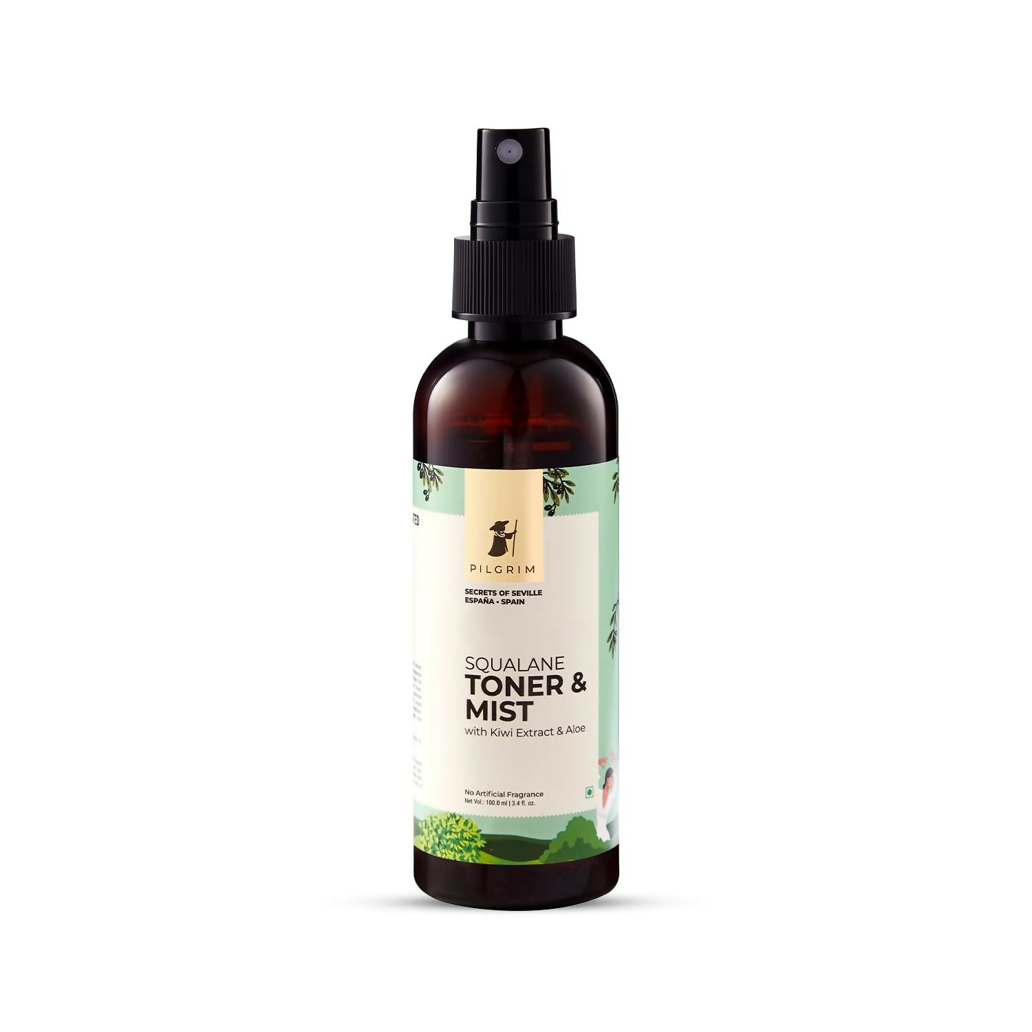 Pilgrim Spanish Face Toner For Glowing Skin, Refreshes & Hydrates Skin, Open Pores Tightening, Acne Prone Skin - Pilgrim