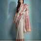 Vishnu Weaves Women's Sea-Green Cotton Silk Zari Woven Saree with Blouse - Swadesiicart