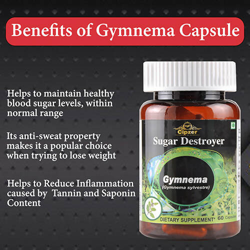 Cipzer Gymnema Capsules - Swadesiicart