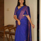 DEIANA'S Beautiful Designer Golden zari Soft Lichi Silk Saree - BLue - Swadesiicart