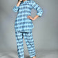 Morchari Digital Print Semi Muslin Co-Ord Set Top & Trouser-Multicolor - Swadesiicart