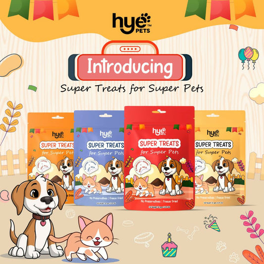 Hye Pets Super Treats For Super Pets – Freeze Dried Treats Made With Goat Milk, Carrot & Banana - Swadesiicart