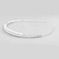 VOJ Silver Plated Pearl Studded Double Layer Hairband | Swadesiicart