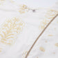 Ahalyaa Off White Printed Basic Jumpsuit - Swadesiicart