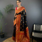 Joban Fashion Red Butti Banarasi Silk Sarees | Swadesiicart
