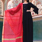 Cheera Hot Black Gotta Suit Set