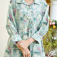 Vaasva Women Mint Muslin Printed Shirt & Pant Set - Swadesiicart