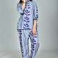 Morchari Digital Print Semi Muslin Co-Ord Set Top & Trouser-Multicolor - Swadesiicart