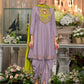 Anaita Lavender Embroidered Silk Stitched Dhoti Suit