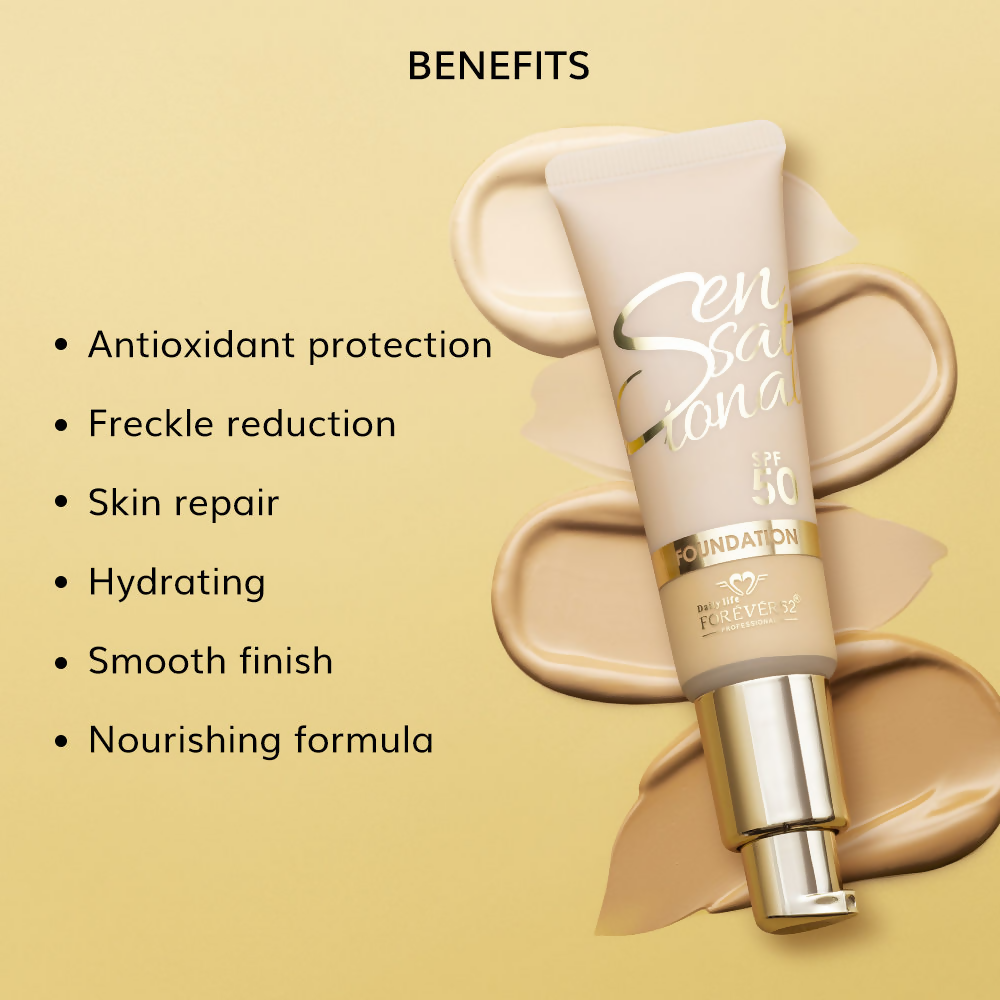 Daily Life Forever52 Sensational SPF 50+ Foundation - Khaki 07 | Swadesiicart