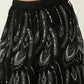 House of Panchhi Women Black Net Sequins Embroidered Lehenga & Blouse with Dupatta | Swadesiicart