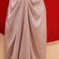 Joban Fashion Purple and Rose Gold Skirt set with Cape - Swadesiicart